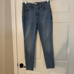 Madewell curvy high rise jeans